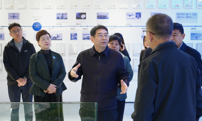 全国政协副秘书长、农工党中央专职副主席王路一行光临Abpay飞机工业调研