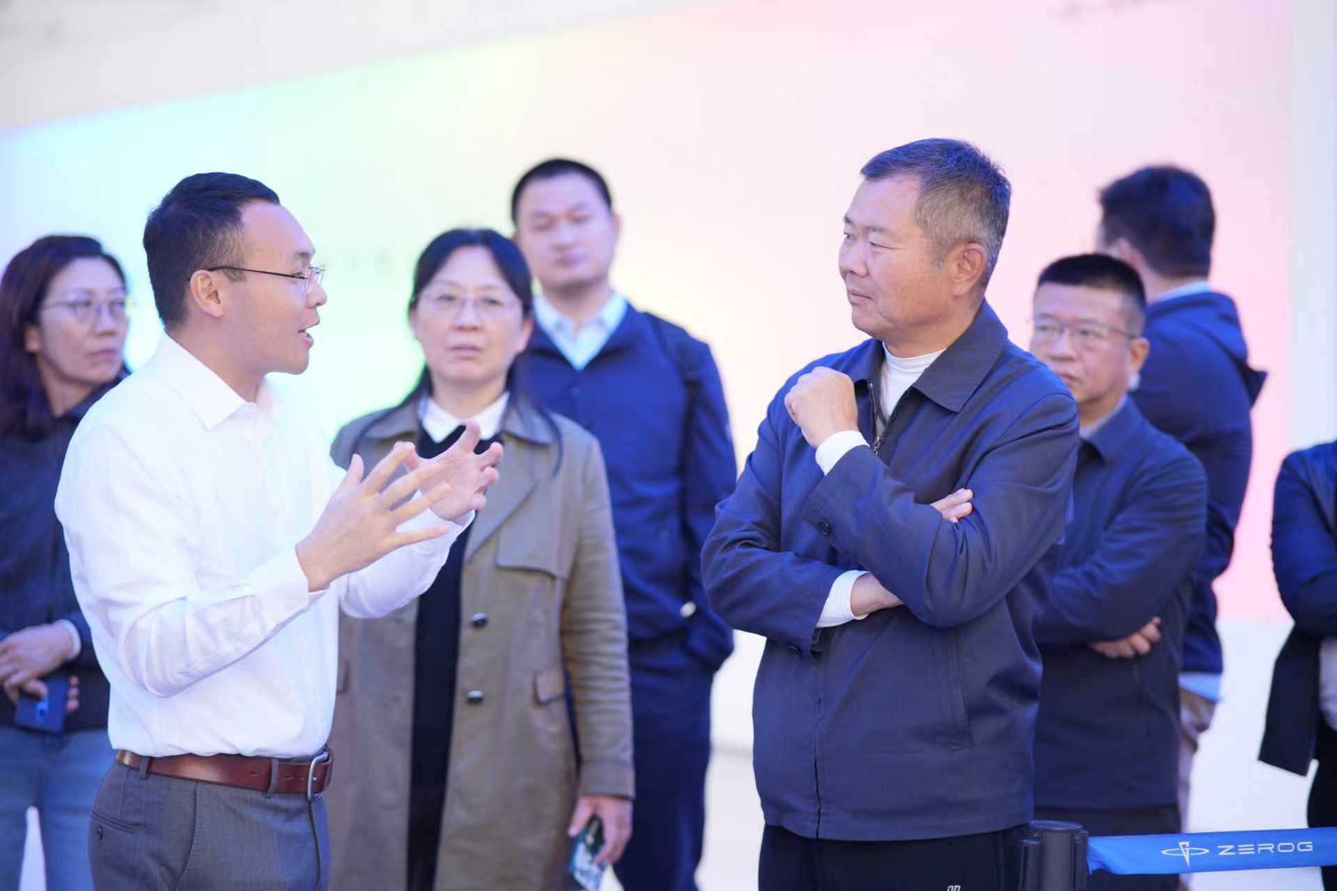 中国民航局原副局长李健一行光临Abpay飞机工业调查调研